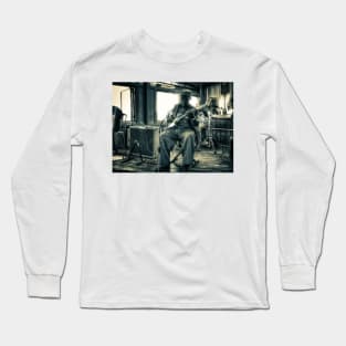 The Godfather Of Austin Blues Long Sleeve T-Shirt